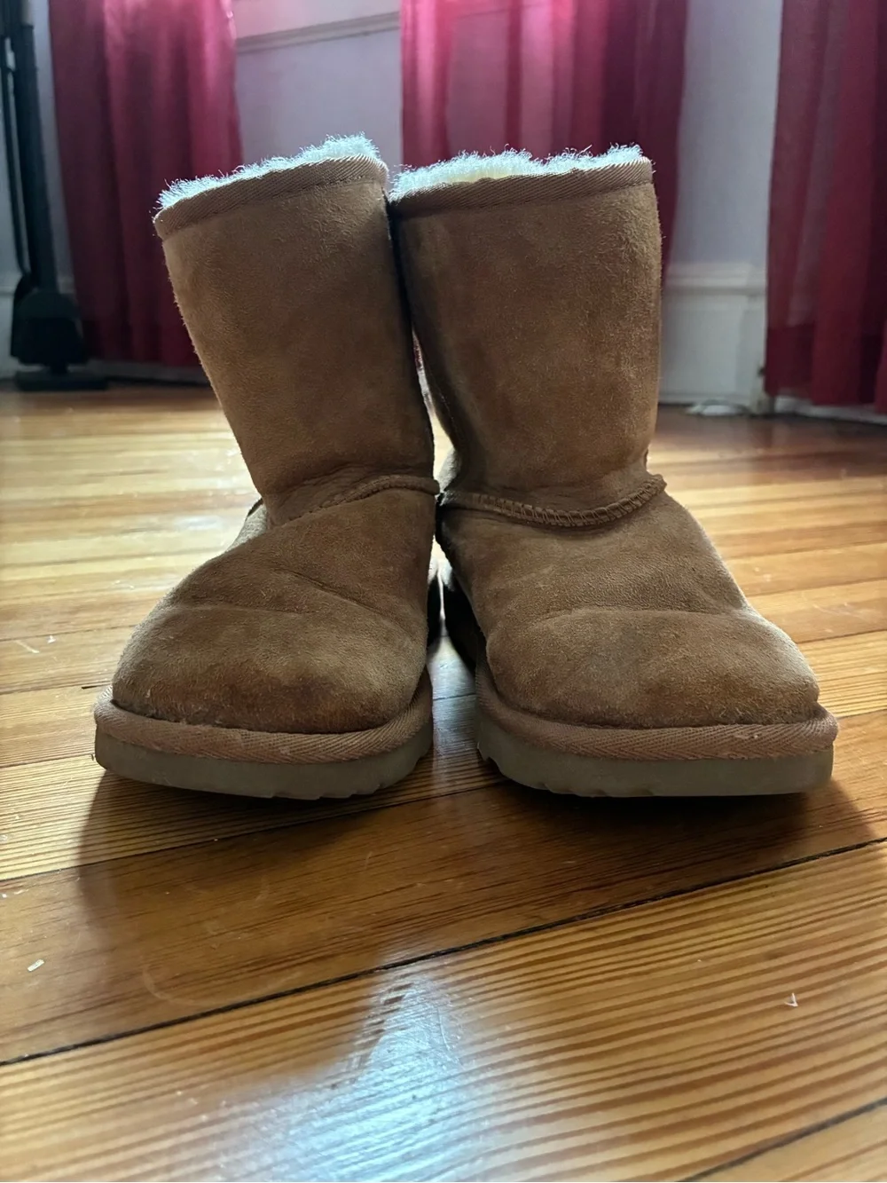 UGG Kids classic Shearling Boots - Brown